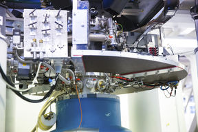 Kuvaa laitteittosta Aalto-yliopsiton Kylmälaboratoriossa.