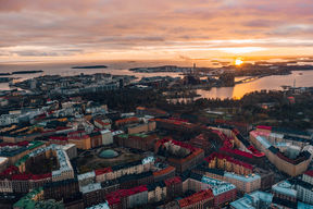 Töölö District and the Temppeliaukio Church / photo by Ioannis Koulousis (2019)
