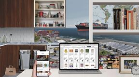 Still image from the Urban Foodscapes video installation