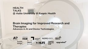 Health Talks Brain Imaging for Improved Research and Therapies event banner