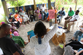 Workshop with locals