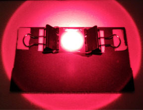 Red light irradiated DNA-engineered hydrogel