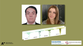 Graphic showing photos of J. Dominguez and Silvia Bonfanti along with institution logos