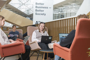 School of Business students