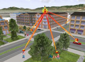 A multipath radio environment referred to as a fading propagation environment where wireless signals take multiple paths to reach the receiver, and these signals may arrive at the receiver at slightly different times and with varying signal strengths due to reflections, penetration, diffraction, and scattering.