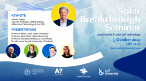 Solar breakthrough seminar