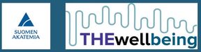 Thewellbeing hankkeen ja suomen akatemina logot