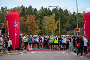 kuva juoksun lähdöstä Otarannassa