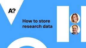 How to store research data