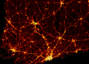 Research-based graph depicting air pollution in southern Finland