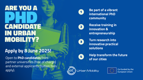 Are you a PhD Candidate in Urban Mobility?