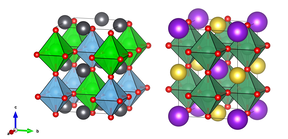 Two inorganic crystal structures investigated in the doctoral thesis.