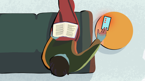 Kuormittavinta on kännykän jatkuva vilkuilu ja toistuva viestittely pitkin päivää. Kuva: Matti Ahlgren, Aalto-yliopisto.