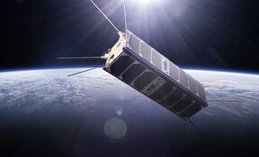 Visualisation of Foresail-1p in space.