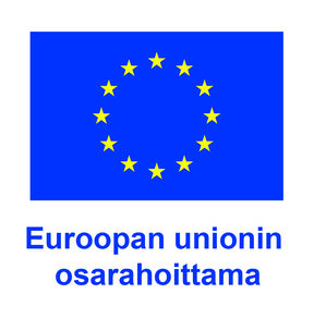 EU-lippulogo "Euroopan Unionin osarahoittama"