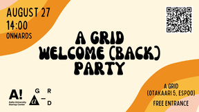 Promotional image for A Grid's Welcome Back Party on August 27th