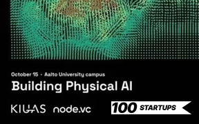 Promotional image for Kiuas + node.vc event