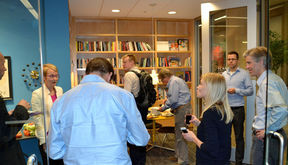 Aalto-yliopisto kutsui Bay Arean alumninsa yhteiseen tapaamiseen.