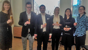 Kuvassa voittoisat tiimit Event Book, Visual Campaign, Subtle visibility sekä Energy Dialogue with Invisibles.