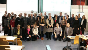 Aalto University collaborates not only with companies but also with the public sector. The best teams were chosen in December based on their final presentations. In the picture both students and the organisations’ representatives as well as coaches from both Aalto University and Accenture. Photo: Miika Turunen