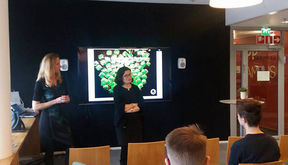 Miisa Mink (left) and Maria Sipilä understand how an entrepreneurial spirit and an innovative mindset can help a business succeed in London.