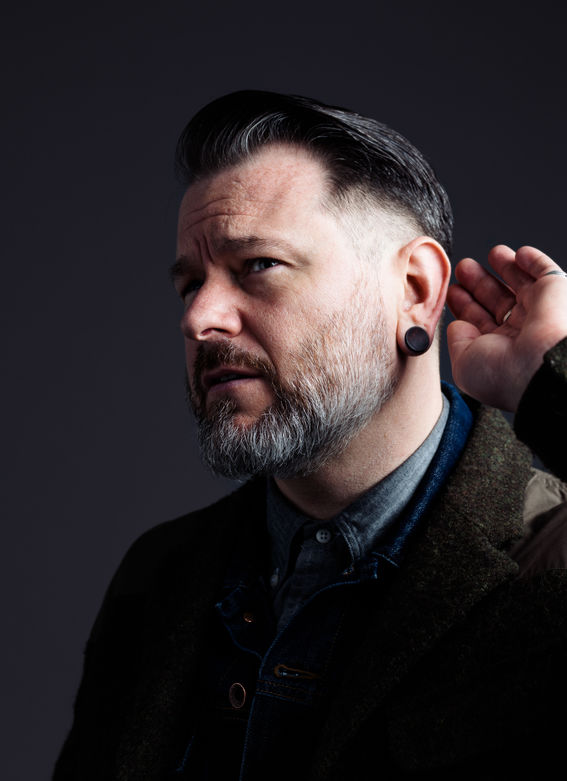 Photo of Derek Holzer. Photo by Ilkka Saastamoinen.