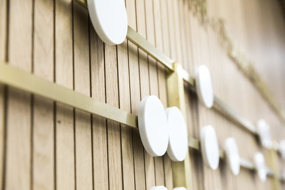 Kauppakorkeakoulu Donors Wall yksityiskohta Kuva: Mikko Raskinen