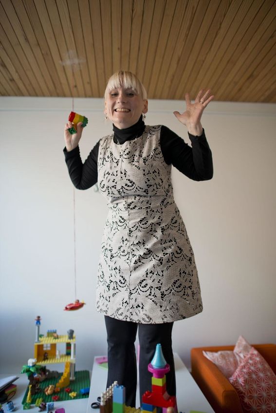 Pauliina Ilmonen with some of her equipment