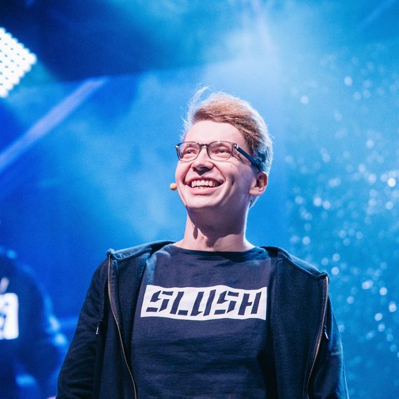 Atte Hujanen Slushissa.