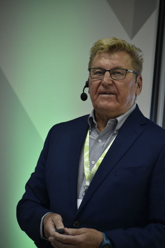 Timo Santalainen Kauppakorkeakoulun BBBS-seminaarissa, maaliskuu 2022. Kuva: Lennu Aro