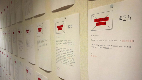 Rejection mining installation