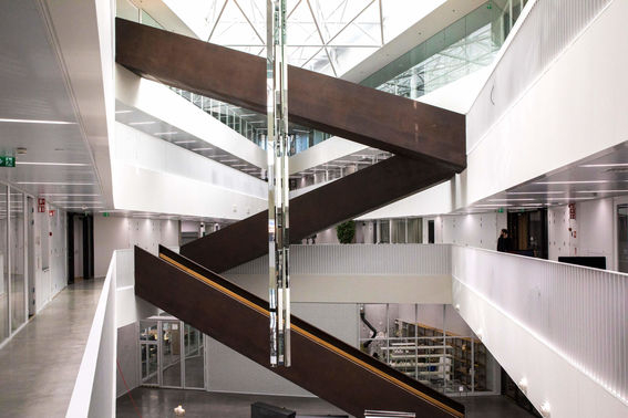 Artwork inside Väre building