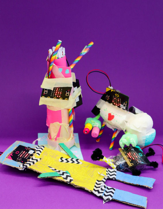 Micro:pets lemmikkejä.