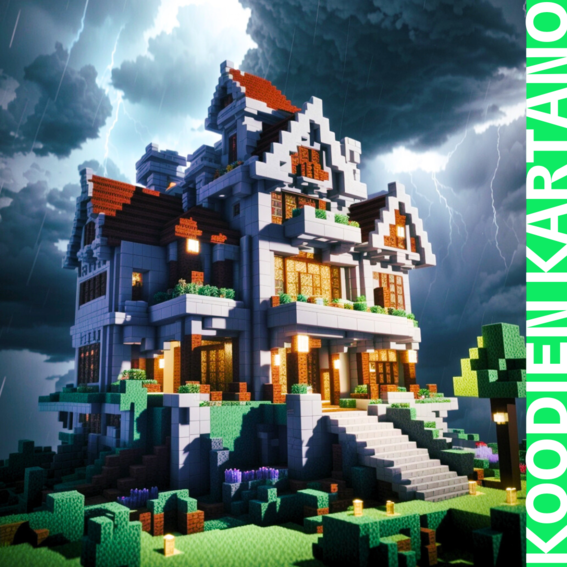 Koodienkartanossa seikkaillaan Minecraftin maailmassa.