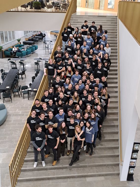 Farewell party for exchange students