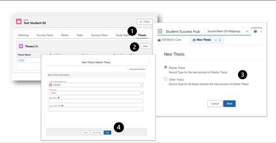 Uuden tietueen luonti