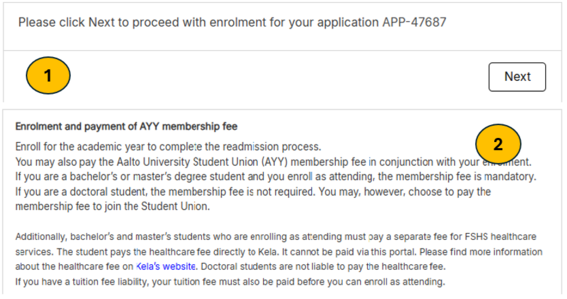 Screenshot of the digital system.