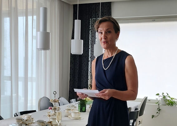 Tiina Ritvalan vastauspuhe Merkuriuksen airuen pyyntöön