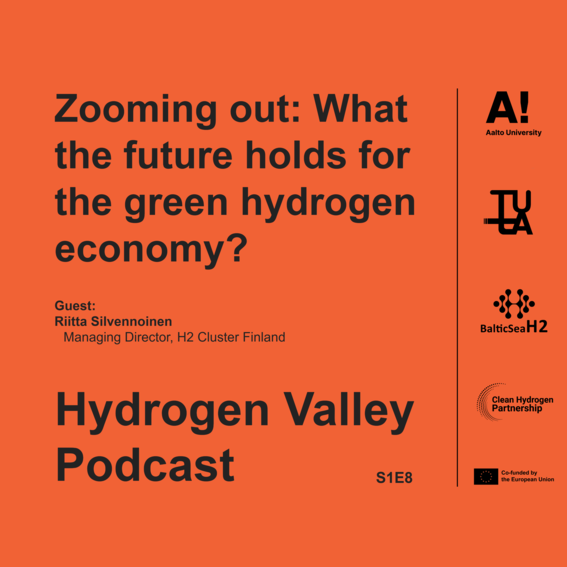 Orange podcast cover: Hydrogen Valley Podcast S1E8
