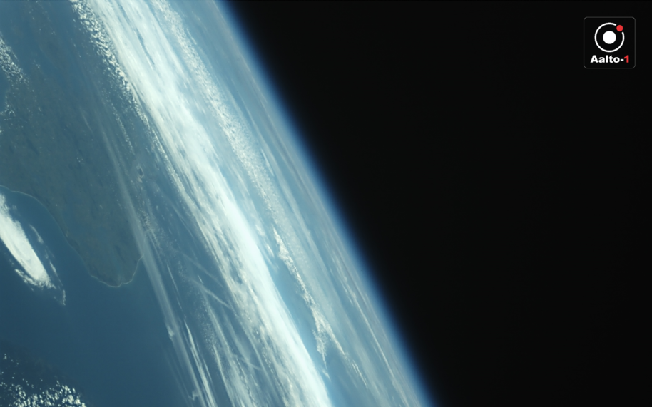 The first image taken by Aalto-1 satellite on 5.7.2017. The image is taken by AaSI VIS camera over Norway and it is the first ever satellite image taken by Finnish satellite.