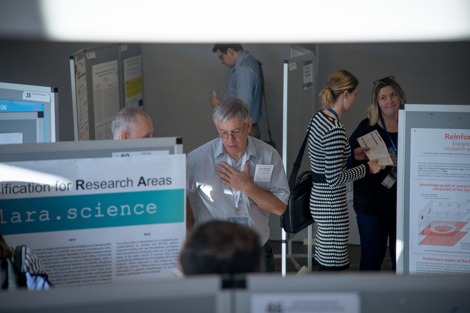 People at poster session