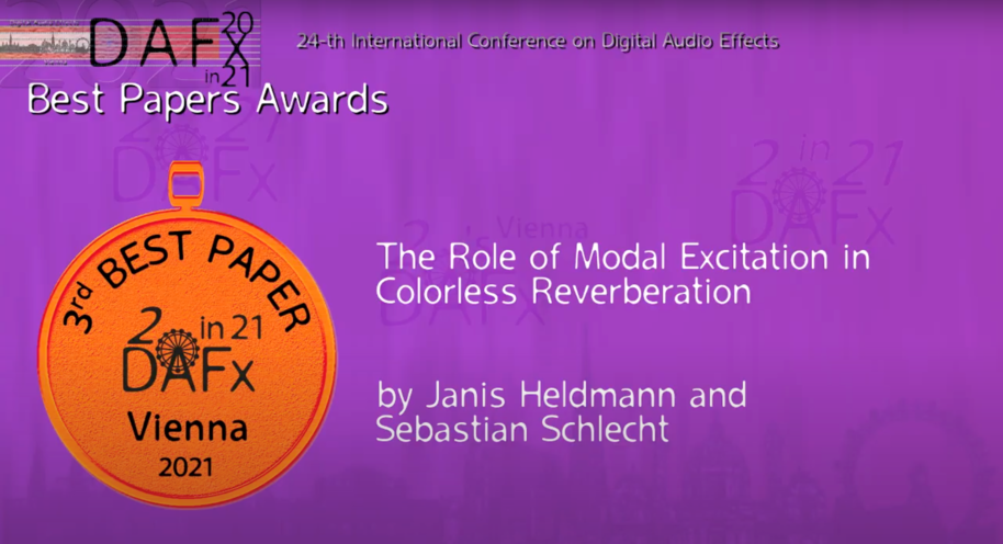 3rd Best Paper Award