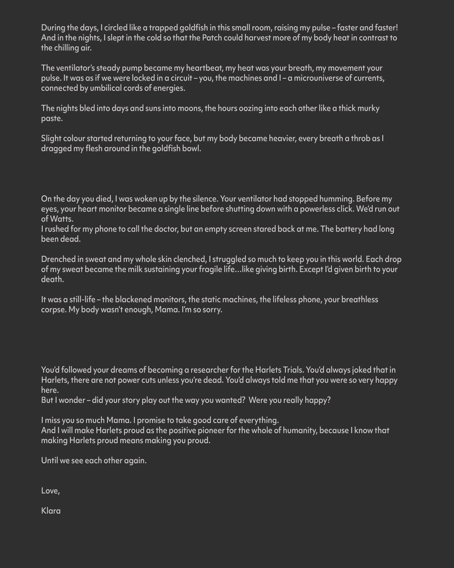 a letter by a person who has lived in the Harlets Trials_02