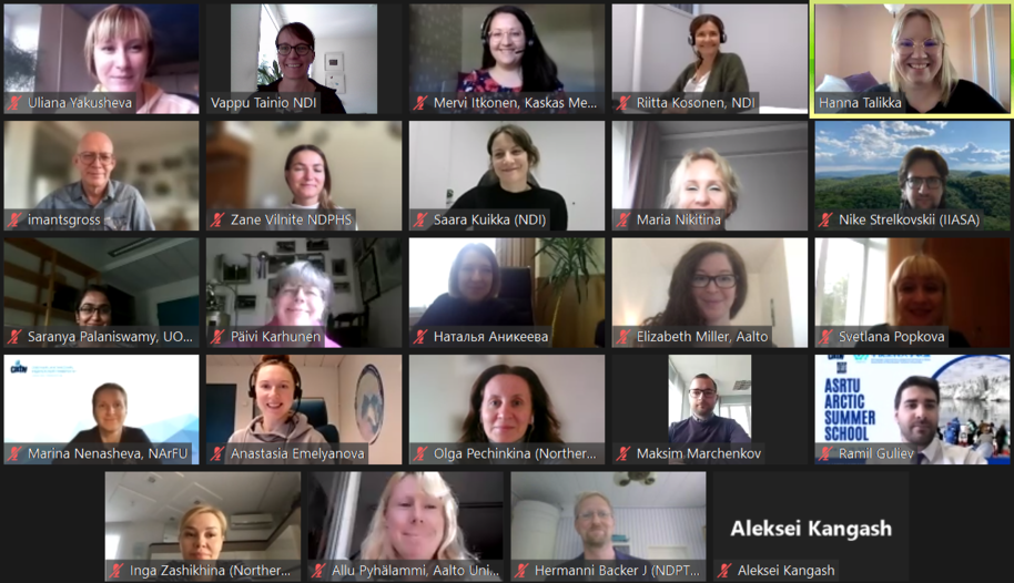 NDI Policy Brief Training 2021 Group image