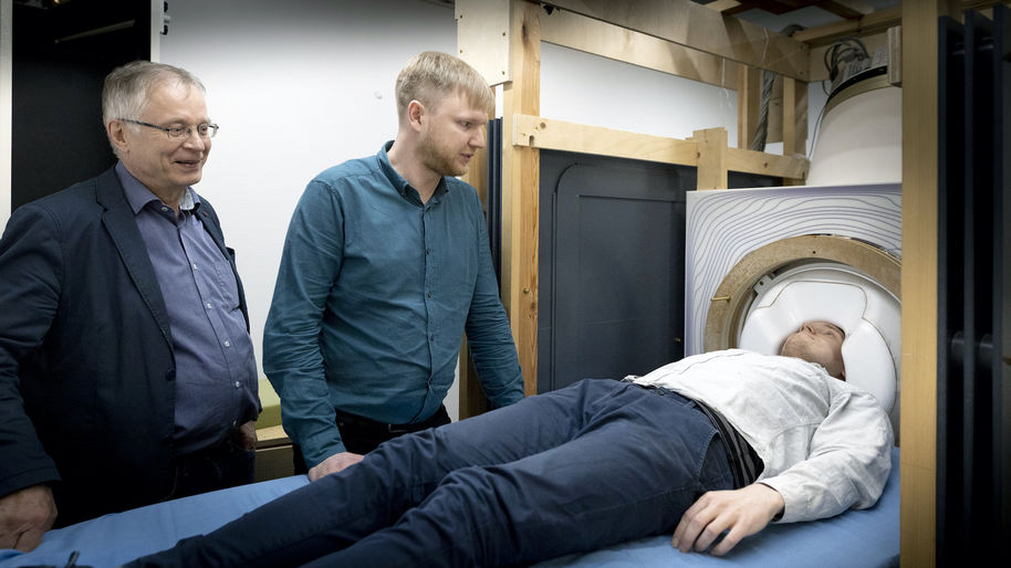 Prototype of the magnetic cross-modal brain activity scanner