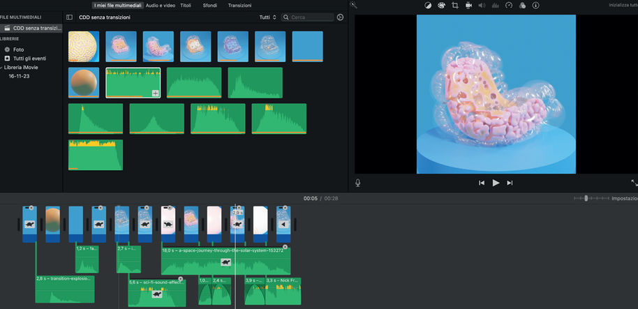 The process of making the video