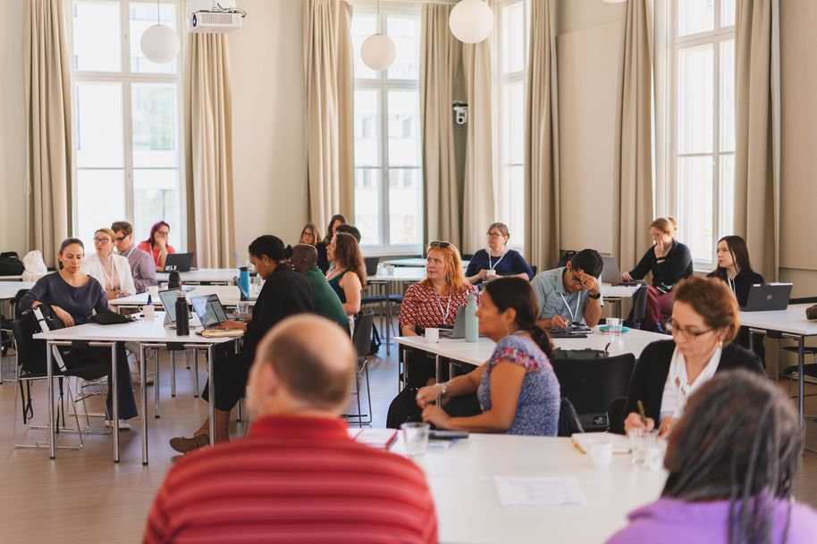 Training session at the University of Helsinki.