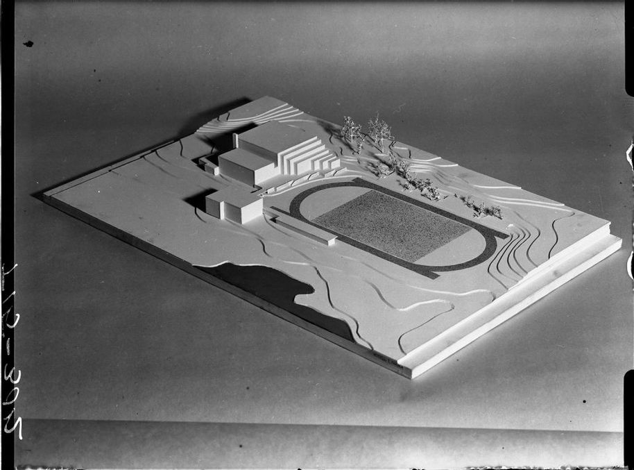 Otaniemi stadium scale model