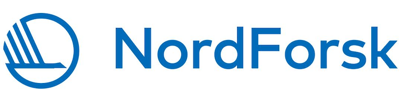 NordForsk logo with blue text and a stylized circular design on the left.
