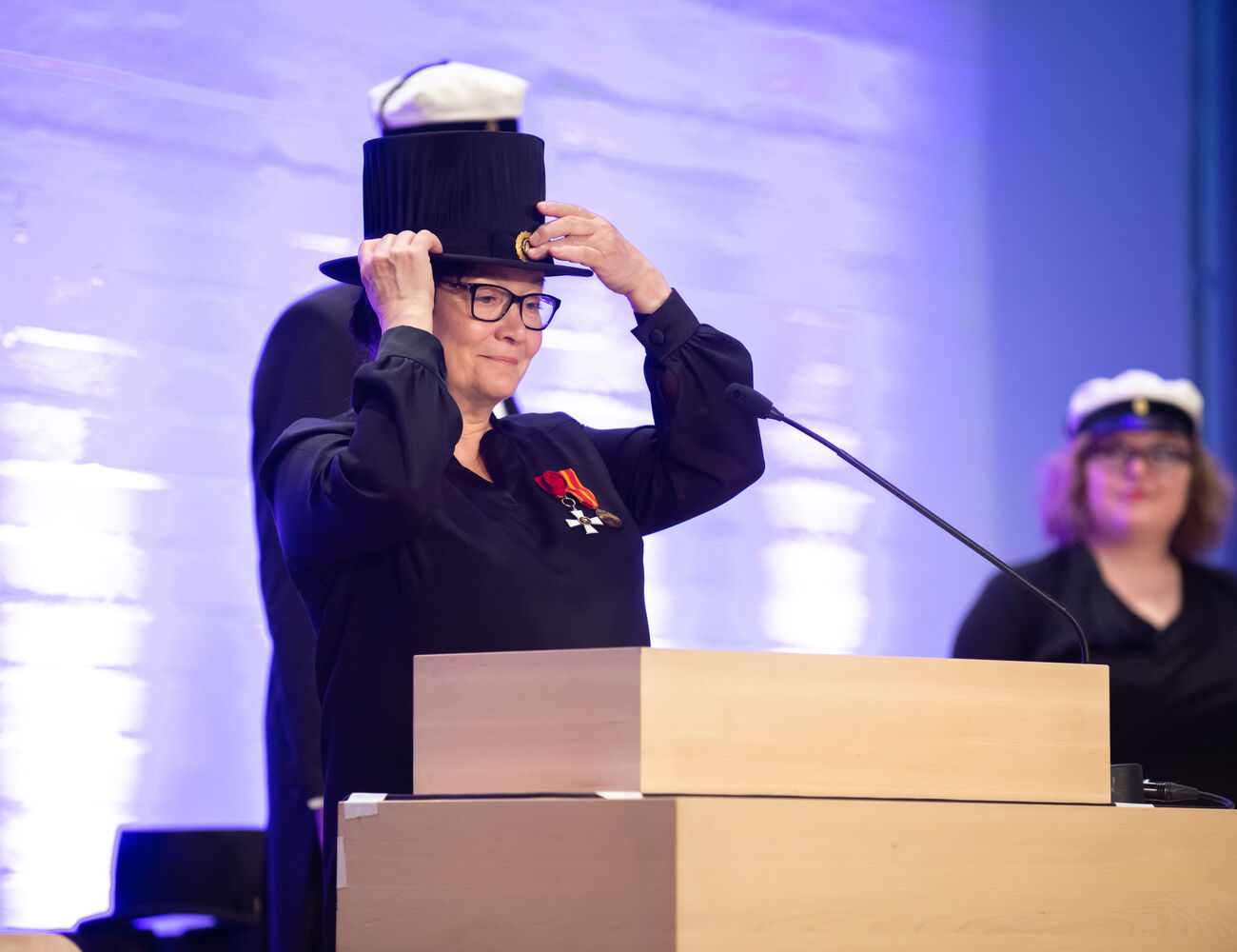 Conferrer, professor Kirsi Virrantaus